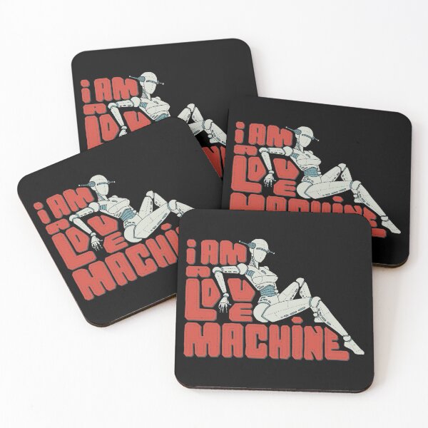 Item preview, I'm a Love Machine Funny Robot Love Sexy Time designed and sold by Zeelicious Designs.
