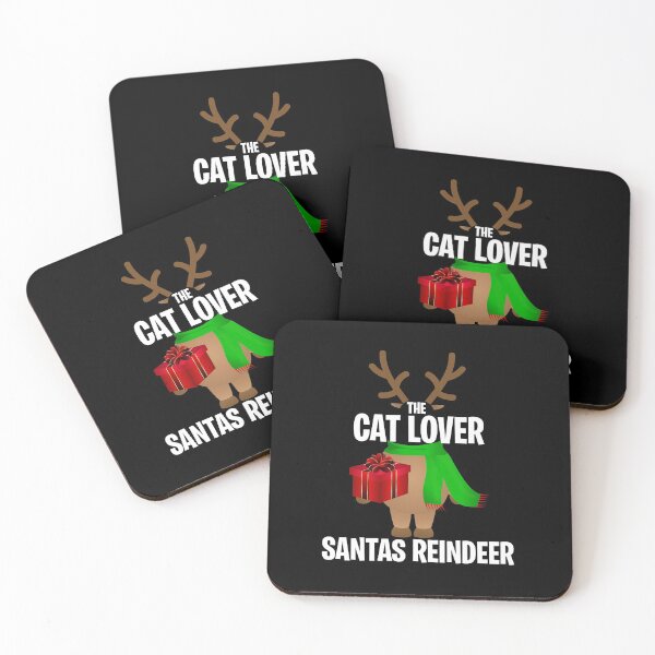 Item preview, Christmas 2020, Xmas Santa Reindeer Cat Lover Christmas Gift  designed and sold by BitcoinBros.