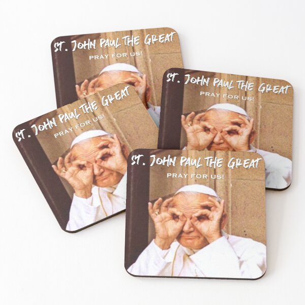 Item preview, St. John Paul the Great, Pray for Us! - 2 designed and sold by The Catholic Religion Teacher Shop.