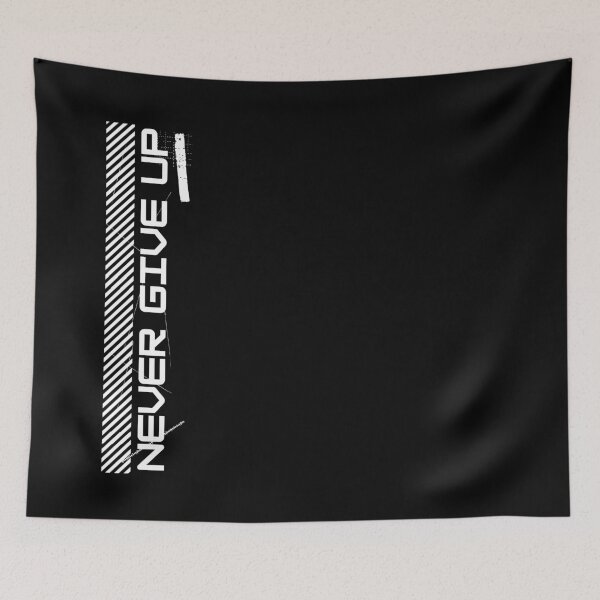 Item preview, NEVER GIVE UP WH, GYM, WORKOUT (OR) designed and sold by Tru-Intuit.