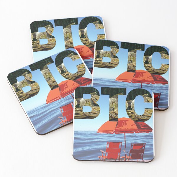 Item preview, BTC to the beach, Bitcoin Retirement Plans designed and sold by WinningUniverse.