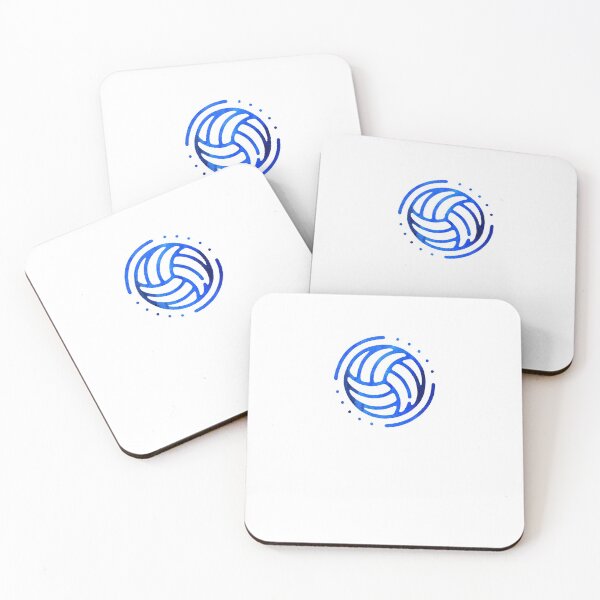 Item preview, Blue Volleyball Watercolor Sports designed and sold by thefrshmachine.