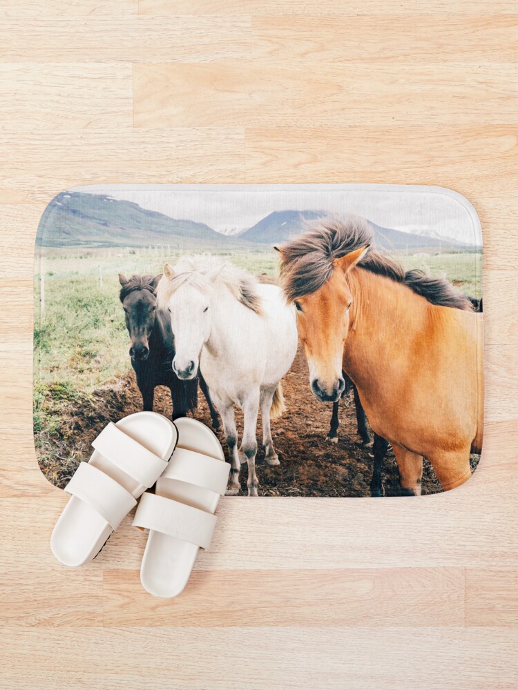 Alternate view of Fergus The Horse Bath Mat