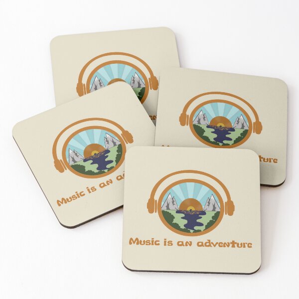 Item preview, Music Is An Adventure designed and sold by Punderstandable.