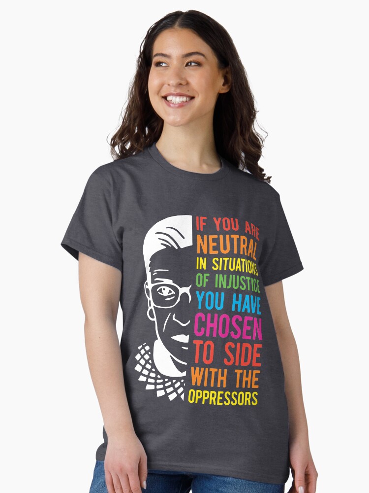 Thumbnail 2 of 7, Classic T-Shirt, RBG Ruth Bader Ginsburg Quote designed and sold by Katey1285.