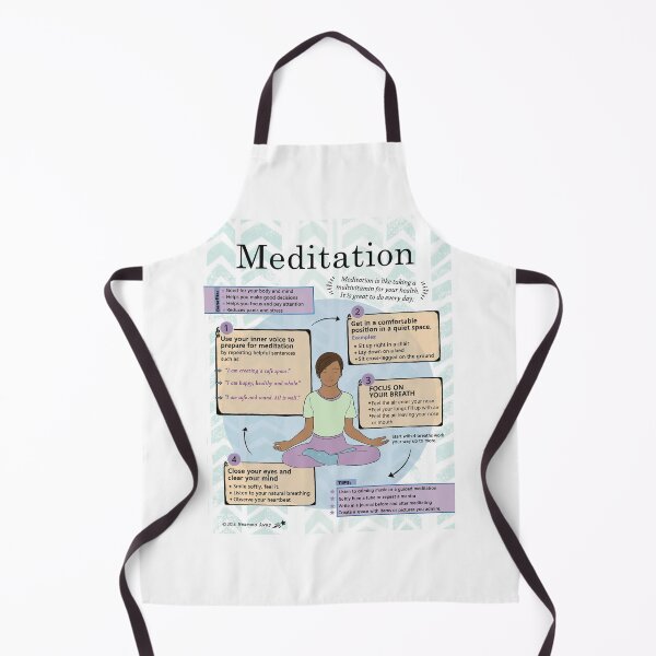 Item preview, Meditation for Kids - Self Care - Mindfulness Poster designed and sold by Neurons Away.