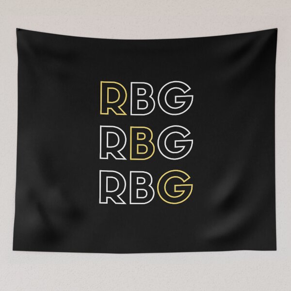 Item preview, RBG Ruth Bader Ginsburg Rest in Peace feminist feminism supreme court justice designed and sold by RKSDesigns.