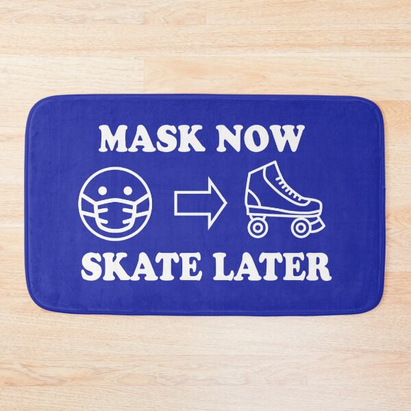 Item preview, Mask Now, Skate Later (white font) designed and sold by littleSamantics.