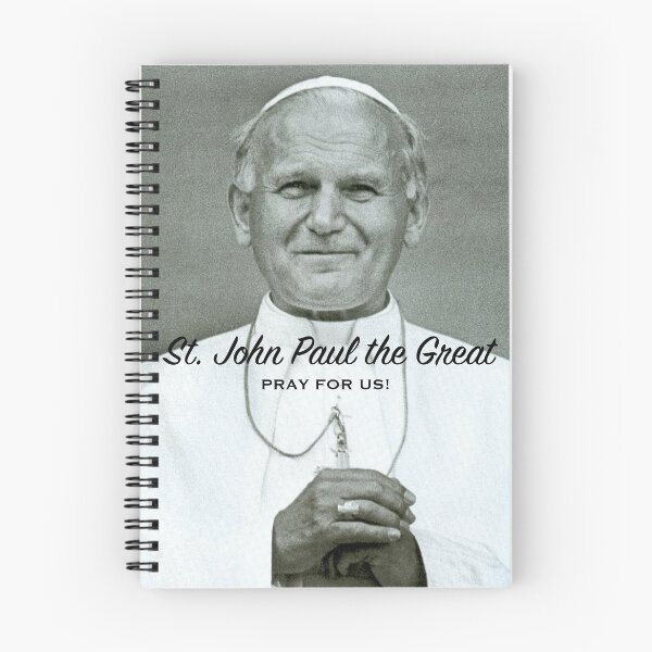 Item preview, St. John Paul the Great, Pray for Us! - 5 designed and sold by The Catholic Religion Teacher Shop.