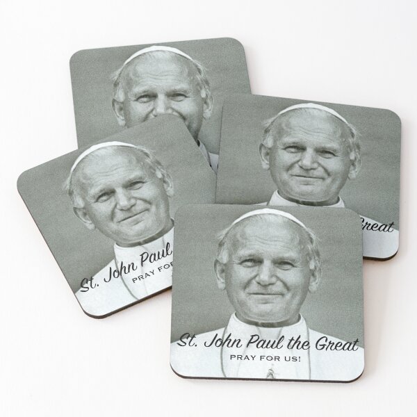 Item preview, St. John Paul the Great, Pray for Us! - 5 designed and sold by The Catholic Religion Teacher Shop.