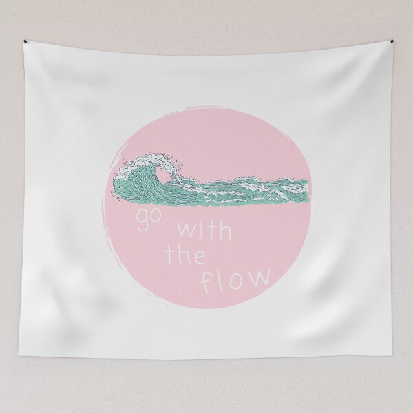 Item preview, Go with The Flow Waves designed and sold by SpicyCherrys.