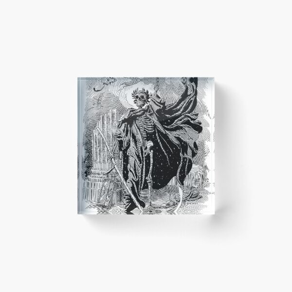 Item preview, Death as a skeletal figure wielding a scythe - Sir E.L. Sambourne designed and sold by themasters.