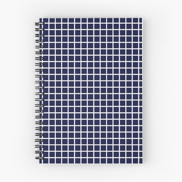 Item preview, Navy Blue and White Graph Grid Pattern designed and sold by SqueakyRicardo.