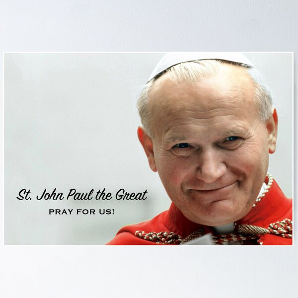 Item preview, St. John Paul the Great, Pray for Us! - 7 designed and sold by The Catholic Religion Teacher Shop.
