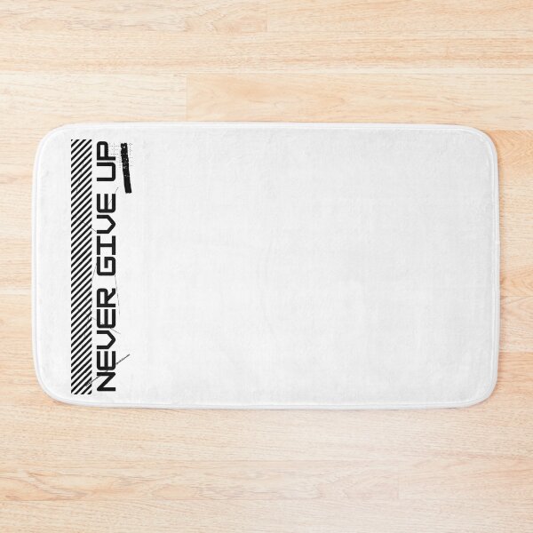 Item preview, NEVER GIVE UP BL, GYM, WORKOUT (OR) designed and sold by Tru-Intuit.