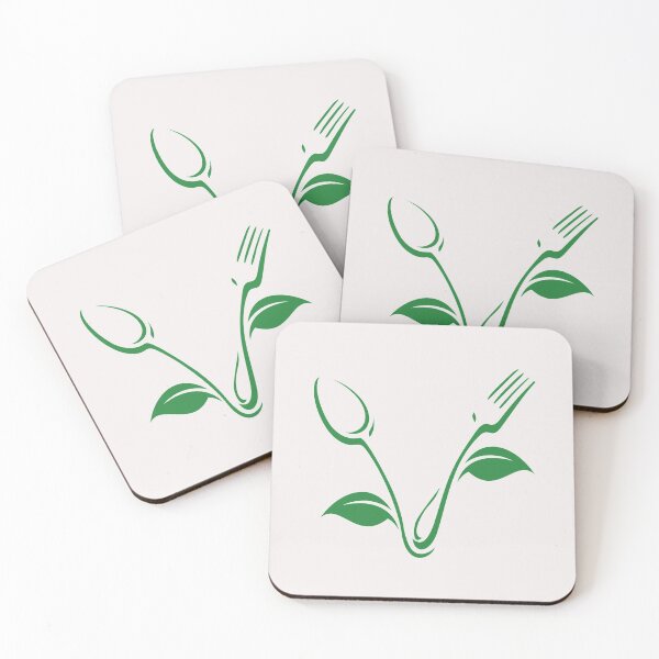 Item preview, Knife and Fork, Vegan Plant Based Emblem designed and sold by Millenial Designs.