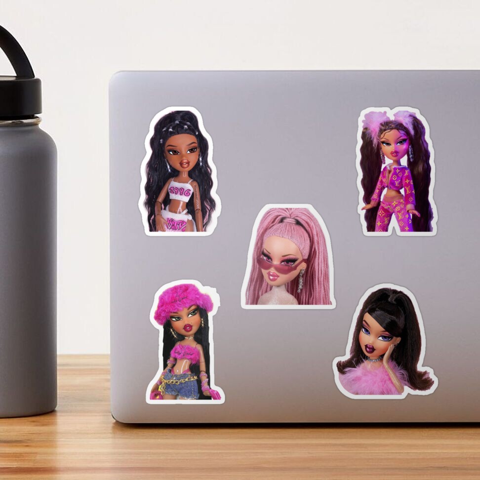 Bratz dolls sticker page 20 stickers per page I - Depop