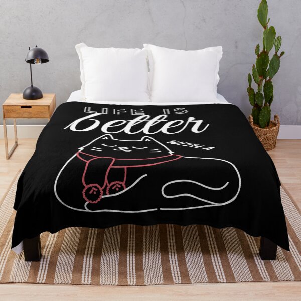 Item preview, Life Is Better With A Cat designed and sold by Clover Nguyen.