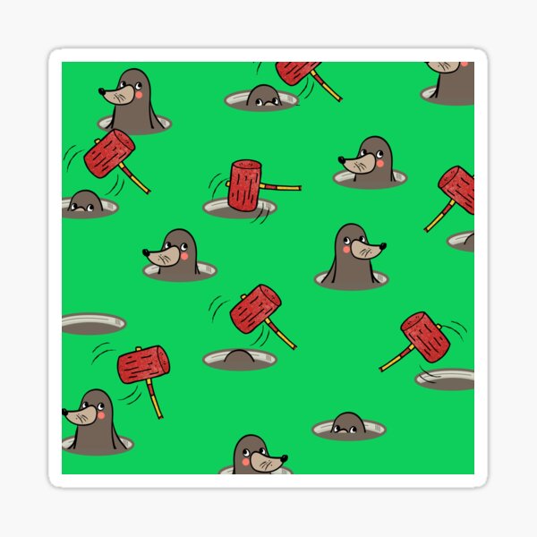 Item preview, Whack-A-Mole Pattern designed and sold by The Masked Designer.