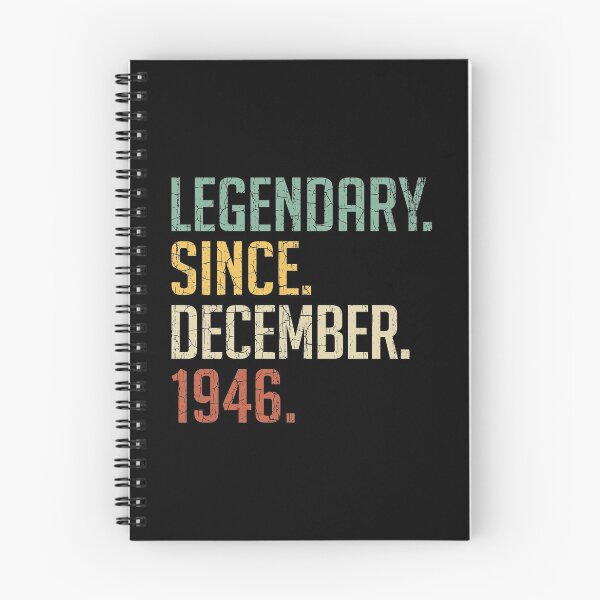 Item preview, Legendary Since December 1946 74th Birthday Gift 74 Years Old Vintage December 1946 designed and sold by Takatv.