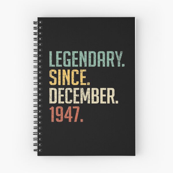 Item preview, Legendary Since December 1947 73rd Birthday Gift 73 Years Old Vintage December 1947 designed and sold by Takatv.