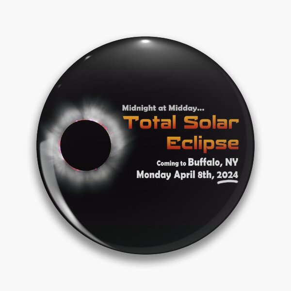 Artikelvorschau, Sonnenfinsternis 2024 in Buffalo NY entworfen und verkauft von Michael Pilinski.