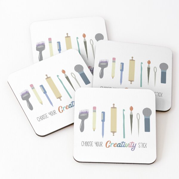 Item preview, Choose Your Creativity Stick Inspirational Wall Art designed and sold by EmilySutin.