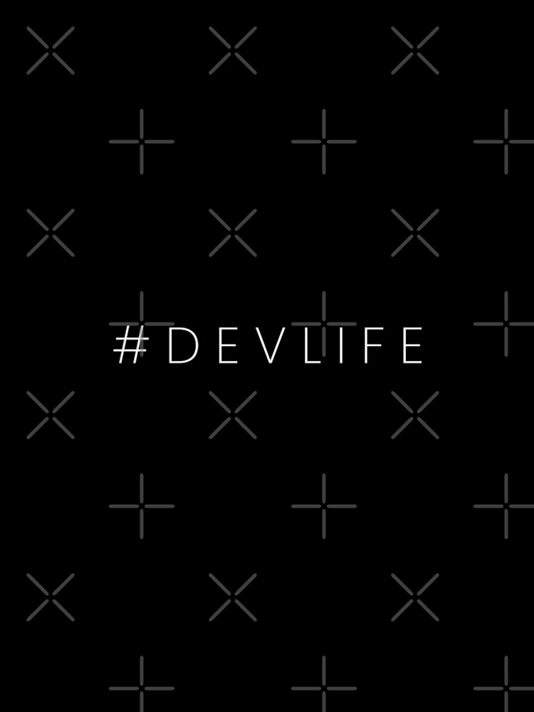 Thumbnail 4 of 4, iPhone Case, #DEVLIFE - Programmer Developer Life - Black designed and sold by codingpotato.
