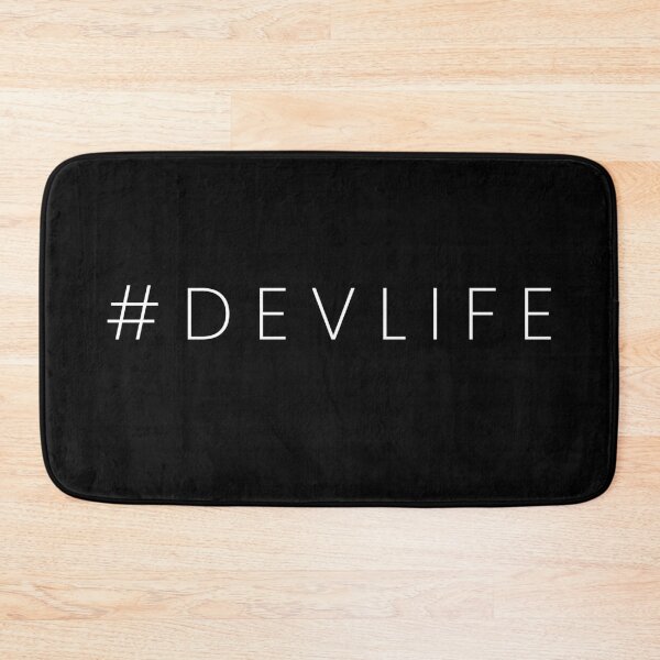 Item preview, #DEVLIFE - Programmer Developer Life - Black designed and sold by codingpotato.