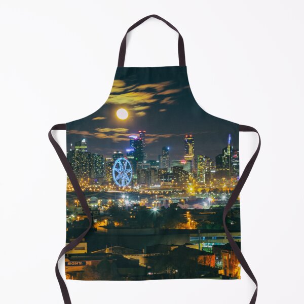 Item preview, Night Scene of Melbourne City in the Distance designed and sold by ea-photos.