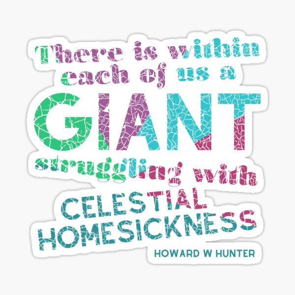 Item preview, There is within each of us a giant struggling with Celestial homesickness  designed and sold by Heather Walton.
