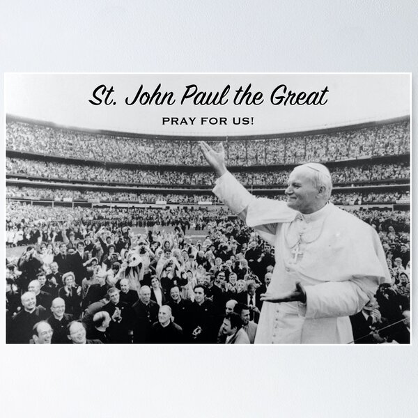 Item preview, St. John Paul the Great, Pray for Us! - 14 designed and sold by The Catholic Religion Teacher Shop.