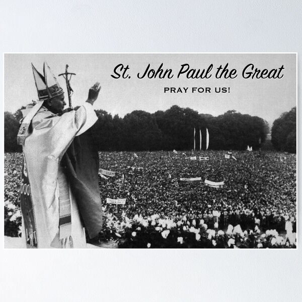 Item preview, St. John Paul the Great, Pray for Us! - 15 designed and sold by The Catholic Religion Teacher Shop.
