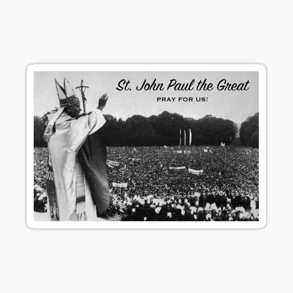 Item preview, St. John Paul the Great, Pray for Us! - 15 designed and sold by The Catholic Religion Teacher Shop.