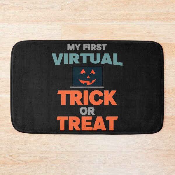 Item preview, My First Virtual Trick Or Treat - Funny Laptop With Pumpkin Eyes And Mouth Halloween Gift designed and sold by leo121687.