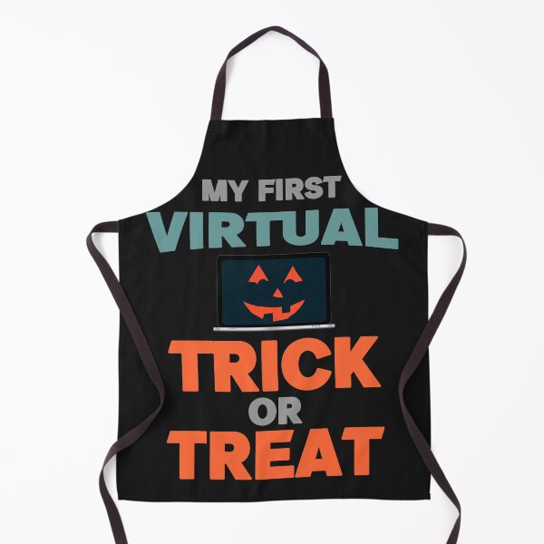 Item preview, My First Virtual Trick Or Treat - Funny Laptop With Pumpkin Eyes And Mouth Halloween Gift designed and sold by leo121687.