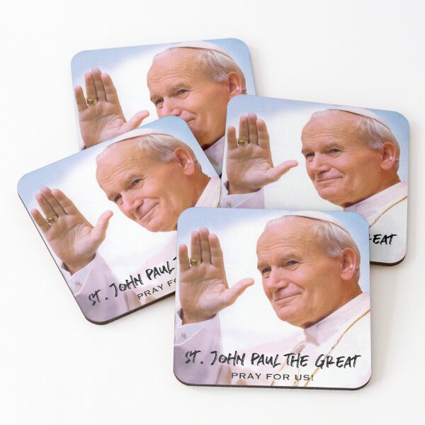 Item preview, St. John Paul the Great, Pray for Us! - 16 designed and sold by The Catholic Religion Teacher Shop.