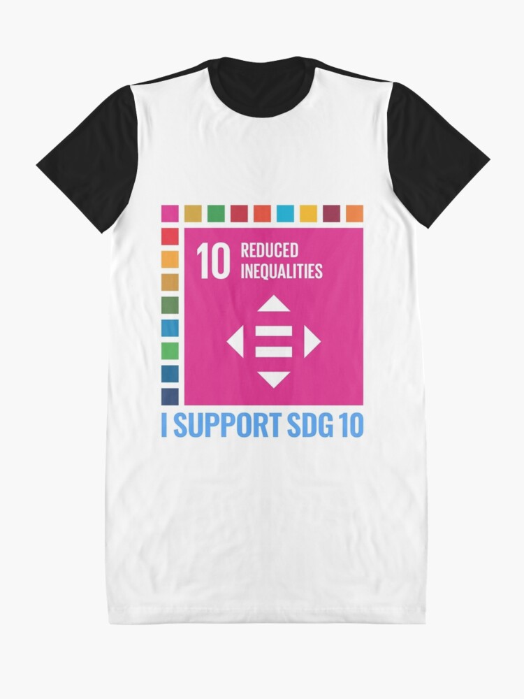 Download "I support SDG 10 - Reduced Inequalities" Graphic T-Shirt ...