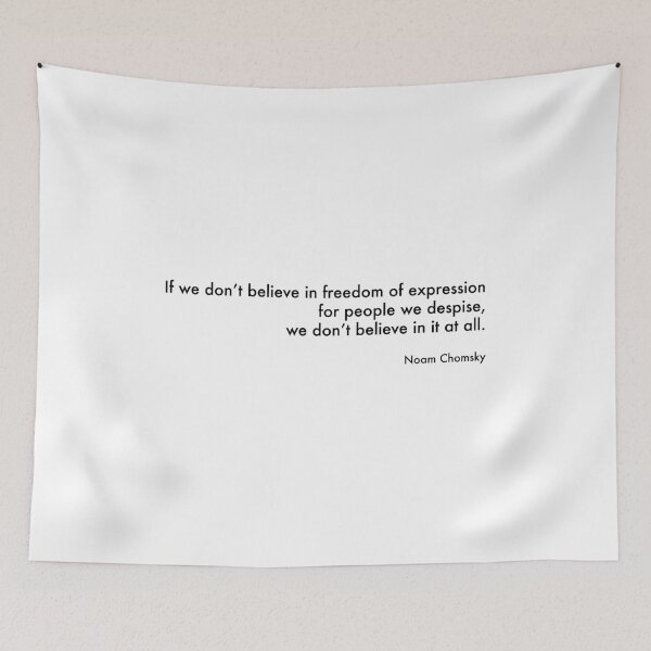 Item preview, Noam Chomsky's famous quote designed and sold by Hippo Quotes.