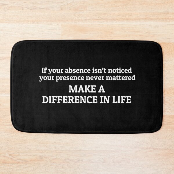 Item preview, Make a Difference in Life-W designed and sold by Pirateflag.