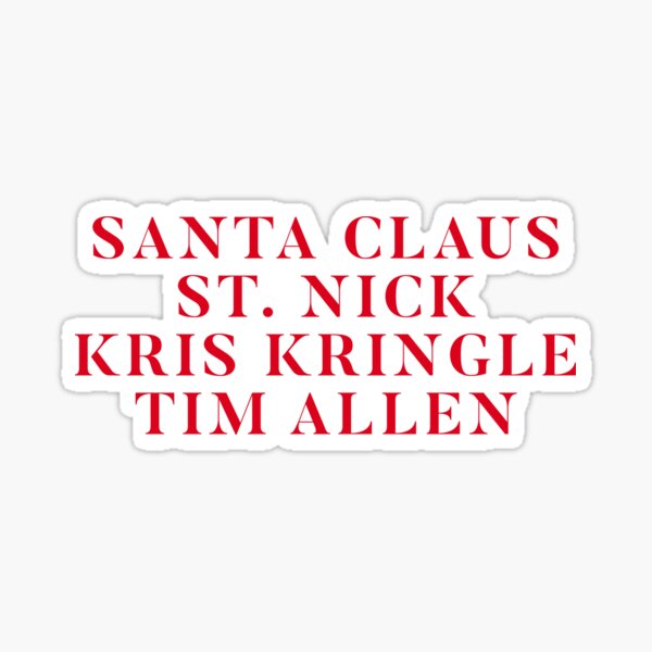 All The Santa’s Sticker