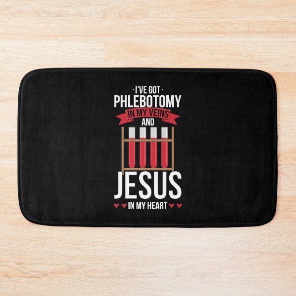 Item preview, I've Got Phlebotomy In My Veins & Jesus In My Heart | Faith designed and sold by Dancing Dolphin Crafts.