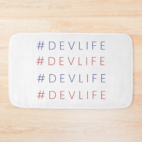 Item preview, #DEVLIFE - Programmer Developer Life - Red & Blue designed and sold by codingpotato.