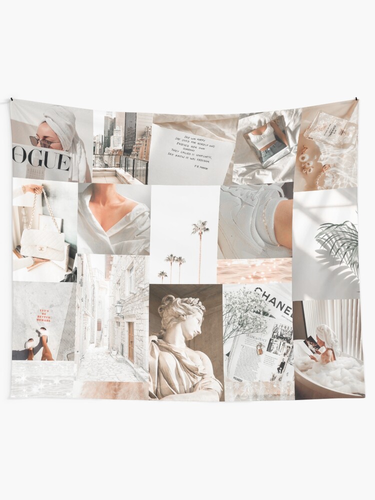 Alternate view of she's an angel Tapestry