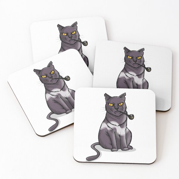 Item preview, Smoking cat designed and sold by keyoveride.