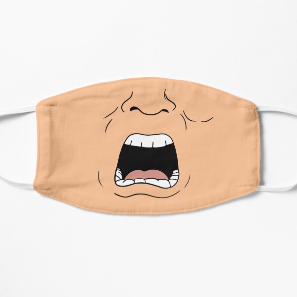 Hank's Screaming Mouth Flat Mask