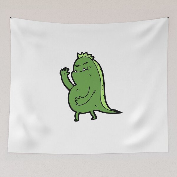 Item preview, Ms Green Toothy Dinosaur Monster designed and sold by wildflowerperks.