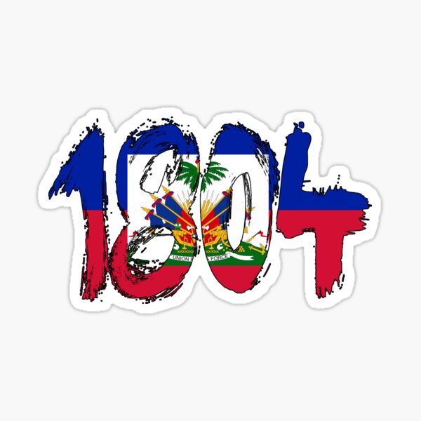 1804 Flag (Haiti) Sticker