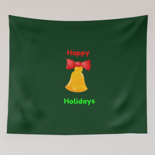 Item preview, Happy Holidays Bell designed and sold by Amanda1775.
