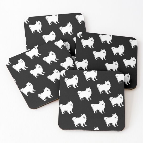 Item preview, American Eskimo Dog Breed Pattern designed and sold by The Masked Designer.